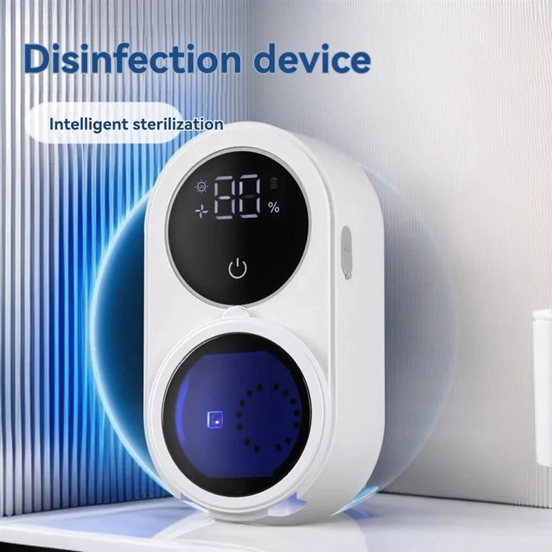 Smart Bathroom Fan - 2026New-Smart Home Toothbrush Holder Cleaner For