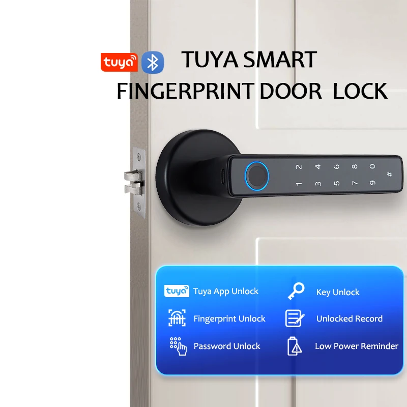 Smart Home Registration - Tuya Smart Fingerprint Door Lock knob