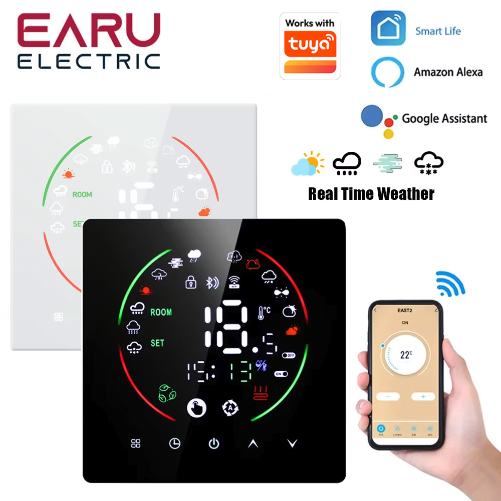 Smart Home Voice Assistant - EARU Tuya WiFi Smart Thermostat 16A