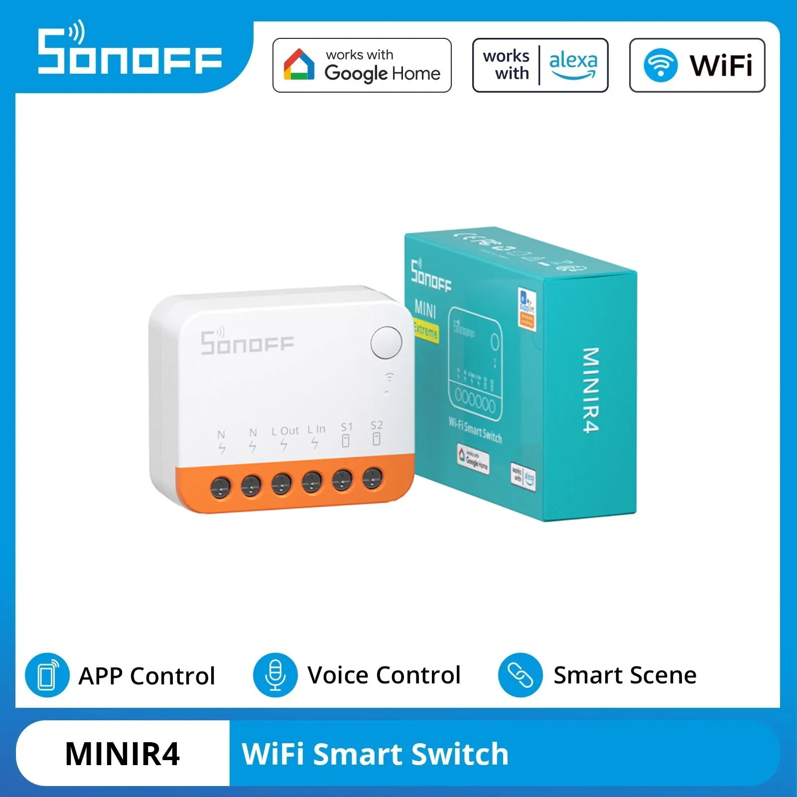 Smart Home Miniature - Sonoff Mini R4 Extreme Sonoff Minir4