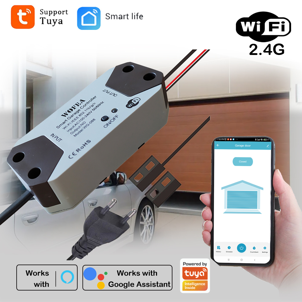 Smart Home Registration - Smart Garage Door Opener Controller, EU
