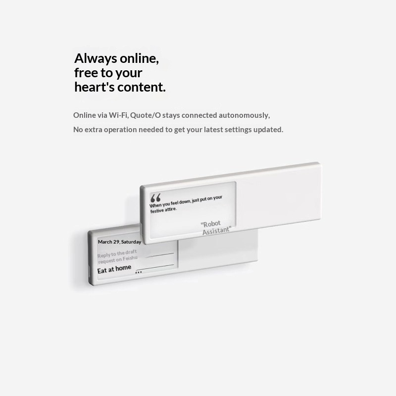 Smart Home Quotes - Quote O Smart Wifi E Ink