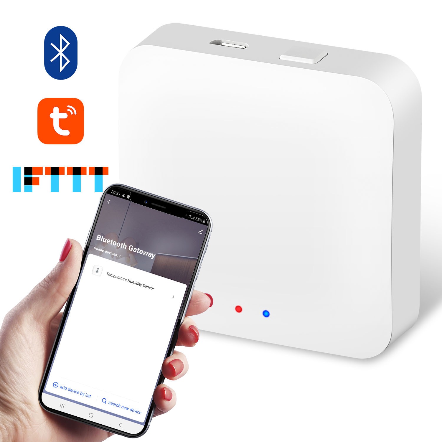 Smart Home Gateway - Tuya ZigBee Multi-mode Gateway Hub Smart