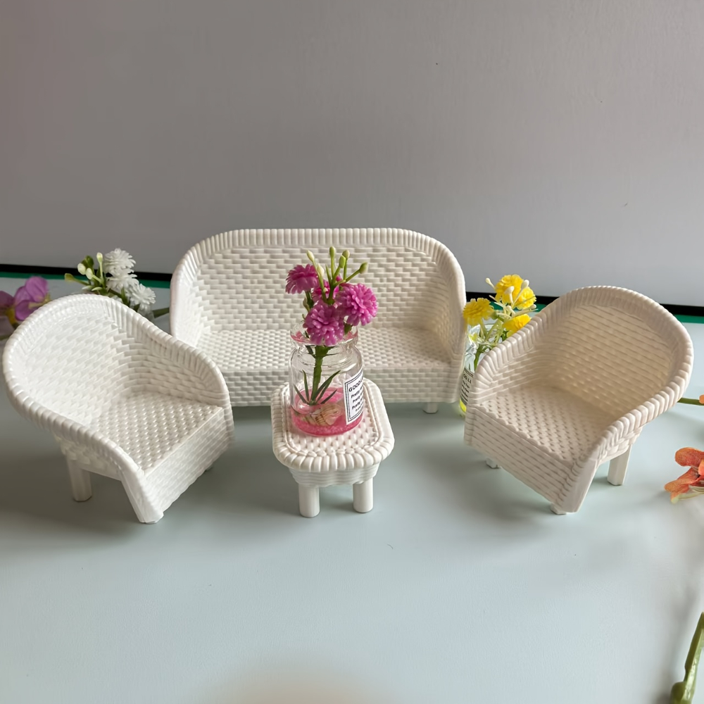 Smart Home Furniture - 4 Mini Coffee Table and Chair