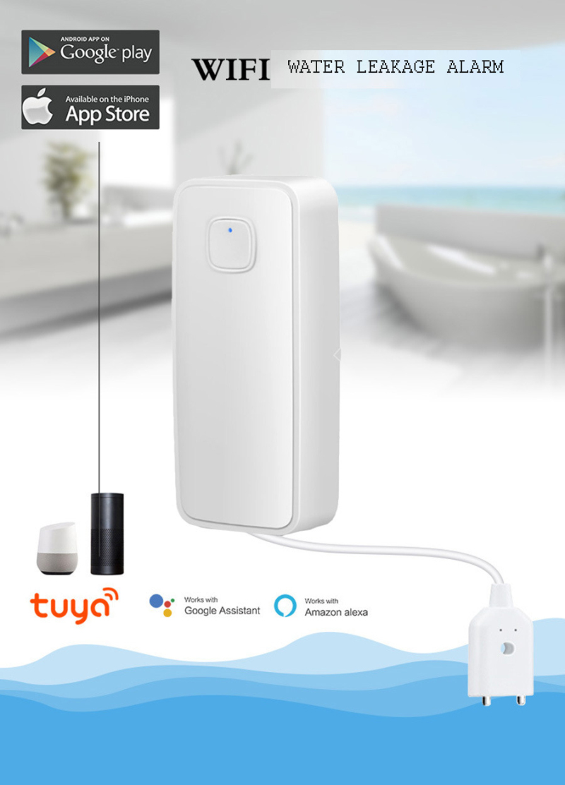 Water Alarm Sensor WiFi Water  - Wifi Water Sensor ulasan dan harga
