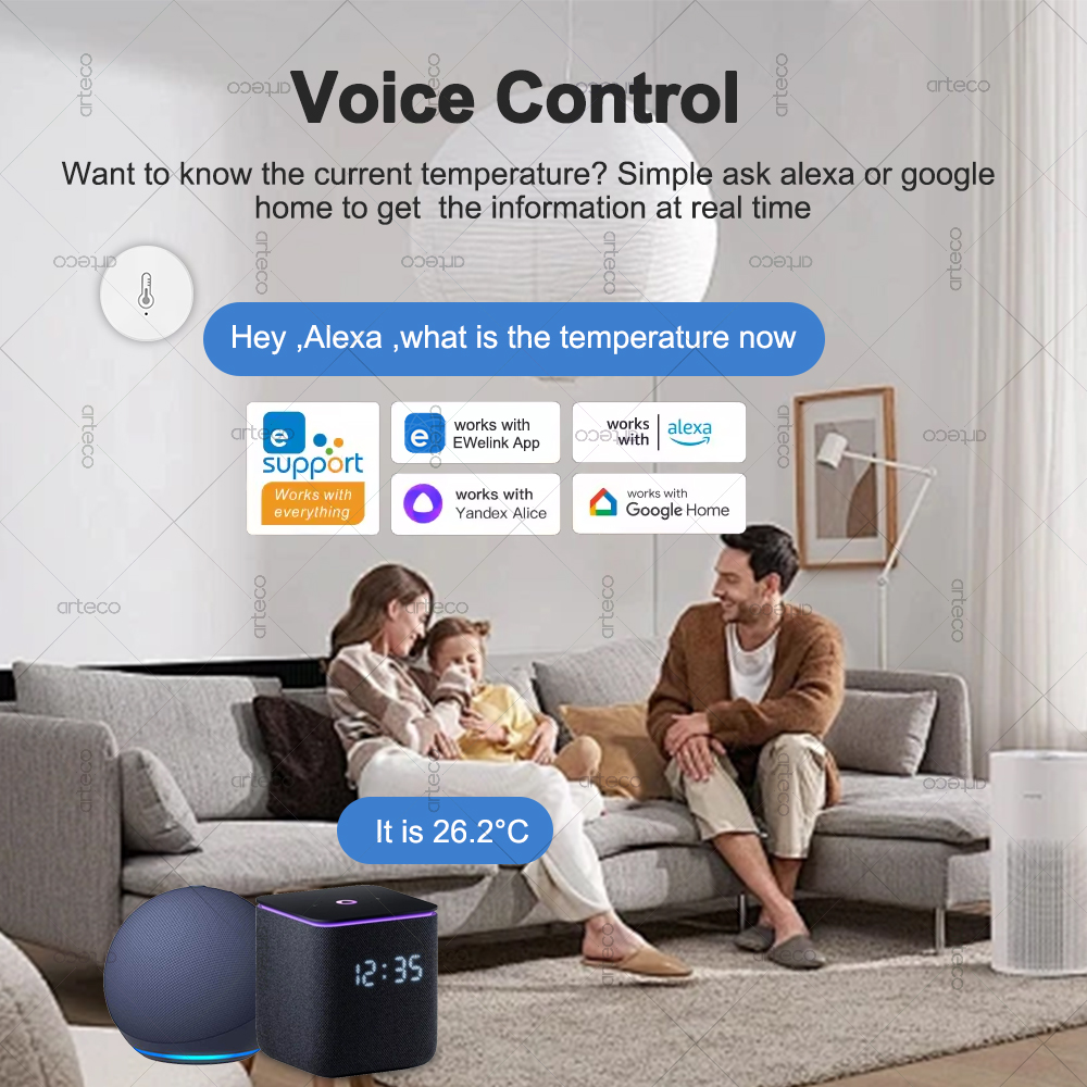 Zigbee Temperature And Humidit - Smart Home Yandex ulasan dan harga