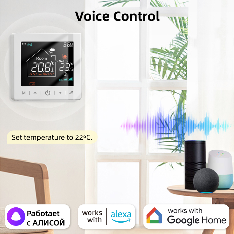 Smart home Wifi thermostat tuy - Smart Home Furniture ulasan dan harga