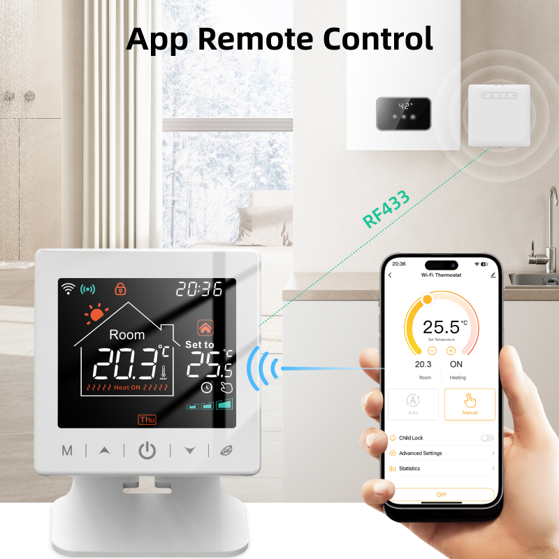 Smart home Wifi thermostat tuy - Smart Home Furniture ulasan dan harga