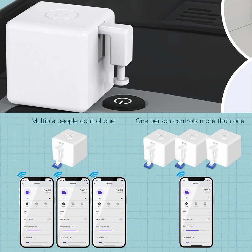 Smart ZigBee Fingerbot Wireles - Smart Home Voice Assistant ulasan dan harga