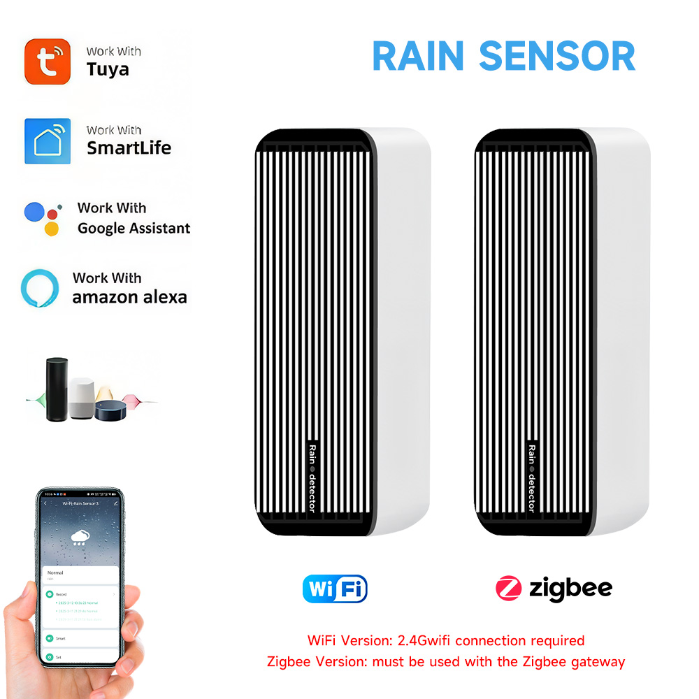 Rain Sensor Alert Wifi Zigbee  - Wifi Water Sensor ulasan dan harga