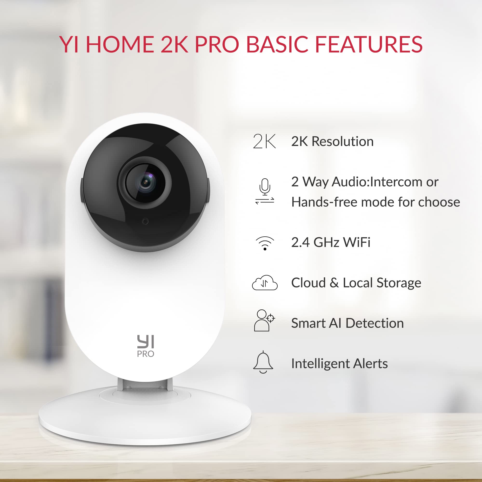 YI Pro 3pc Kits 2K Home Camera - Smart Home Battery Camera Ezviz ulasan dan harga
