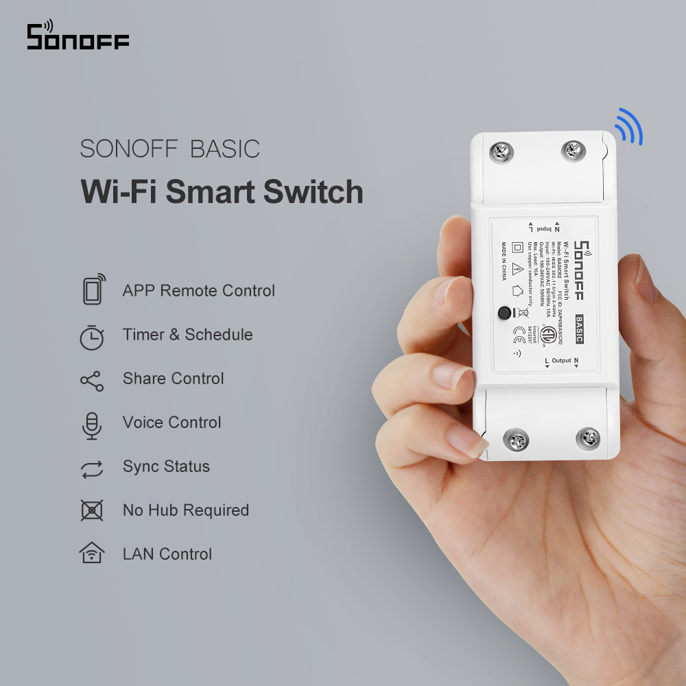 Itead SONOFF Basic R2 Mini DIY - Smart Home Miniature ulasan dan harga