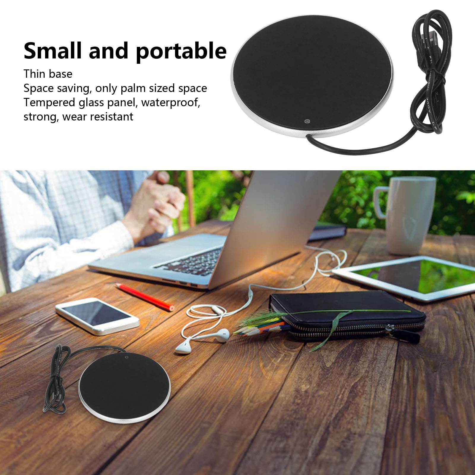 Zk20 Coffee Mug Warmer 55°C Co - Smart Home Usb ulasan dan harga