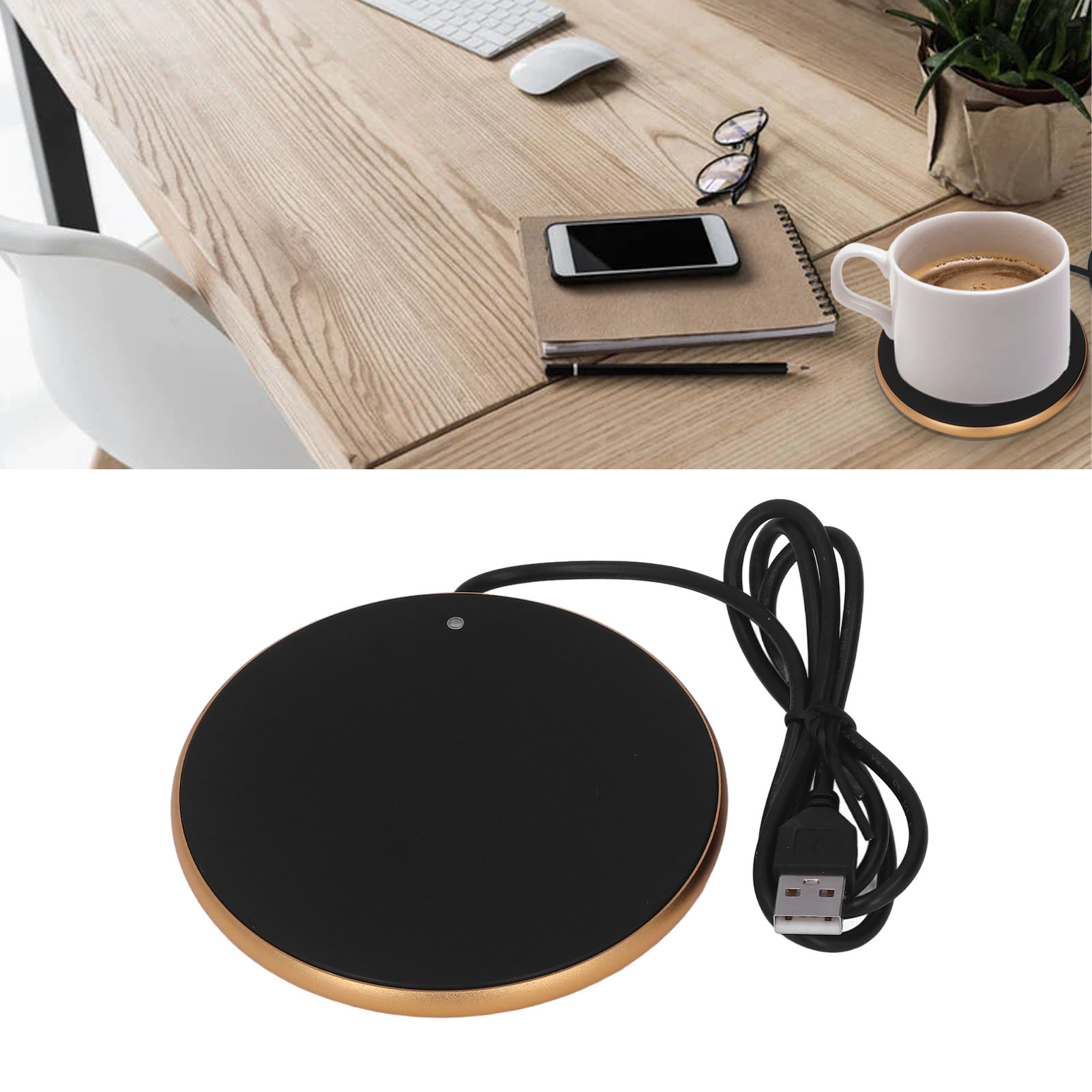 Zk20 Coffee Mug Warmer 55°C Co - Smart Home Usb ulasan dan harga