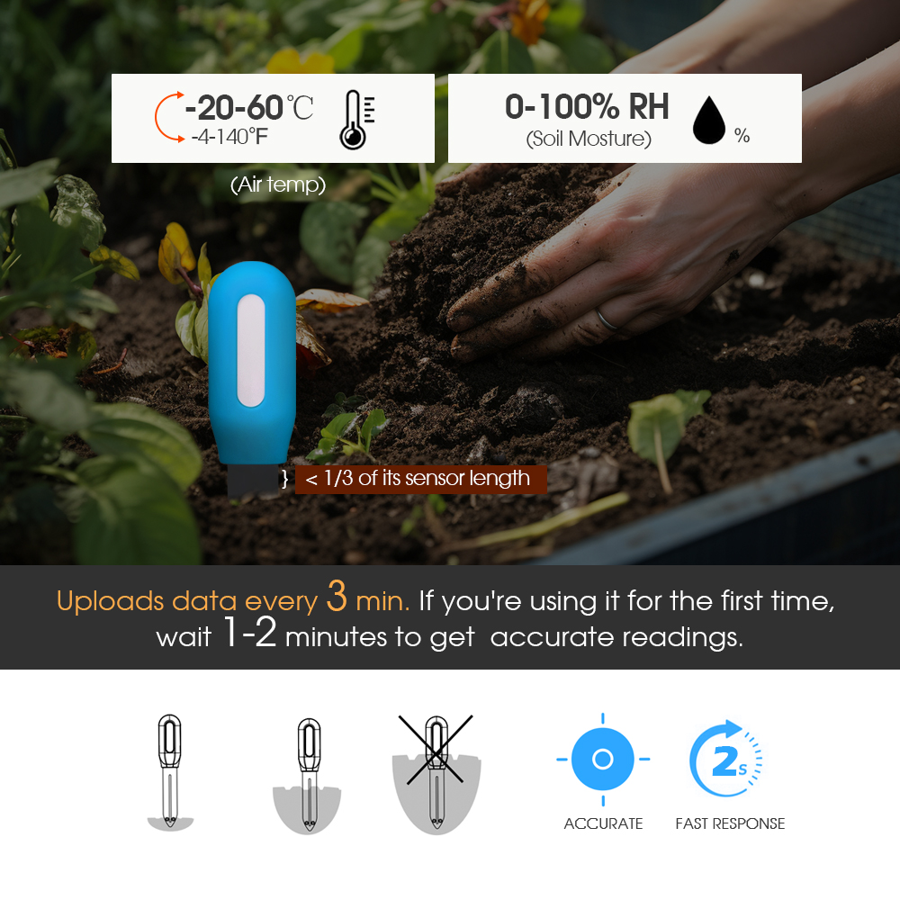 Smart Zigbee Soil Sensor for H - Smart Home Monitor ulasan dan harga