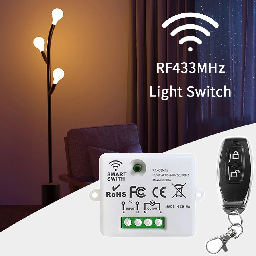 RF 433MHz Wireless Remote Cont - Smart Home Miniature ulasan dan harga