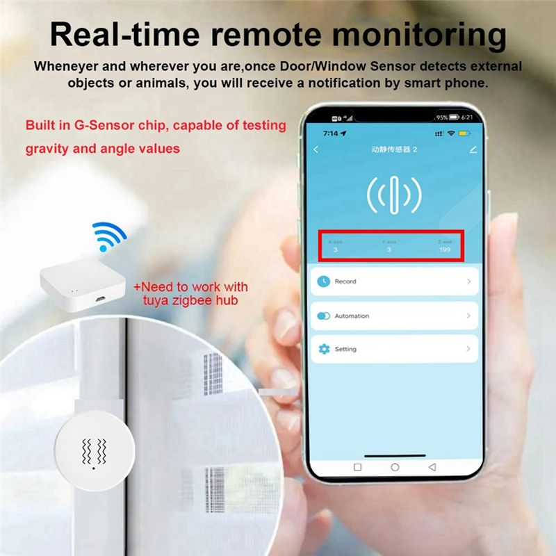 [NEW A09R!】 Tuya Zigbee Smart  - Smart Home Monitor ulasan dan harga