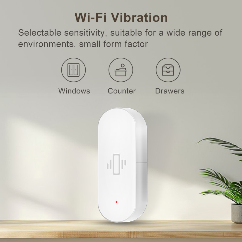 Tuya WiFi Vibration Sensor, Se - Smart Home Tools ulasan dan harga