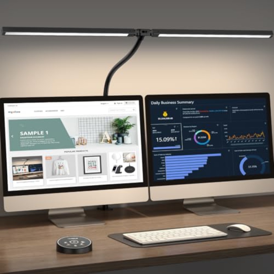 Led Desk Lamp for Office Home  - Smart Home Monitor ulasan dan harga