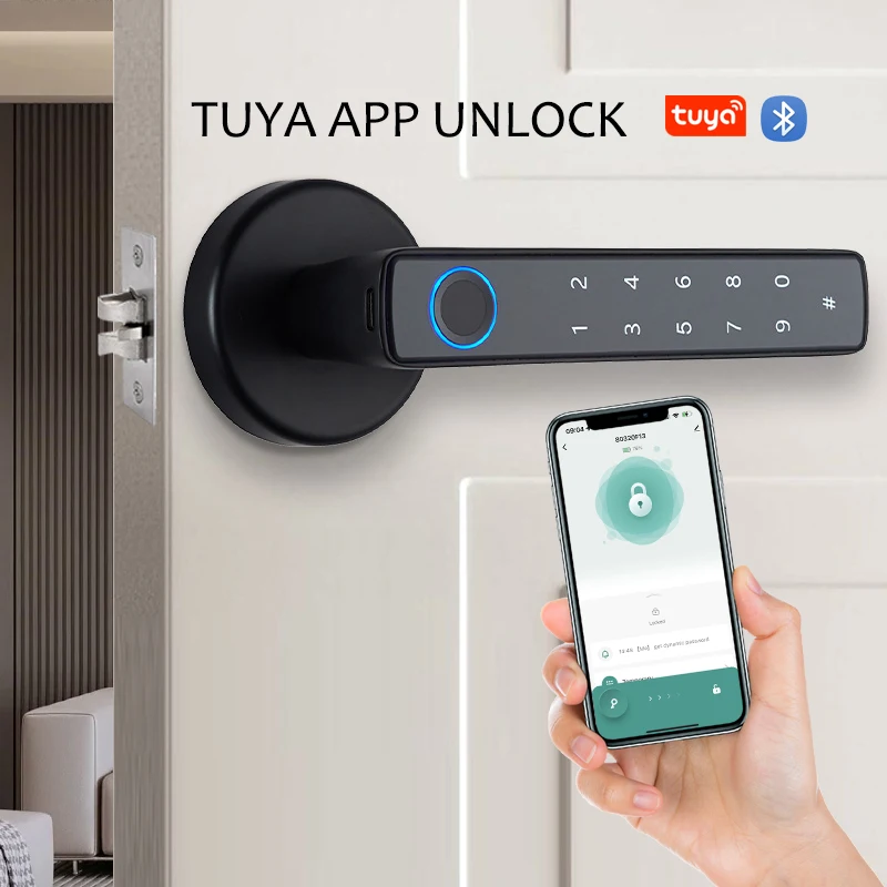 Tuya Smart Fingerprint Door Lo - Smart Home Registration ulasan dan harga