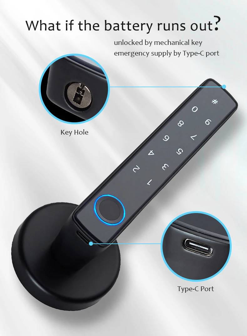 Tuya Smart Fingerprint Door Lo - Smart Home Registration ulasan dan harga