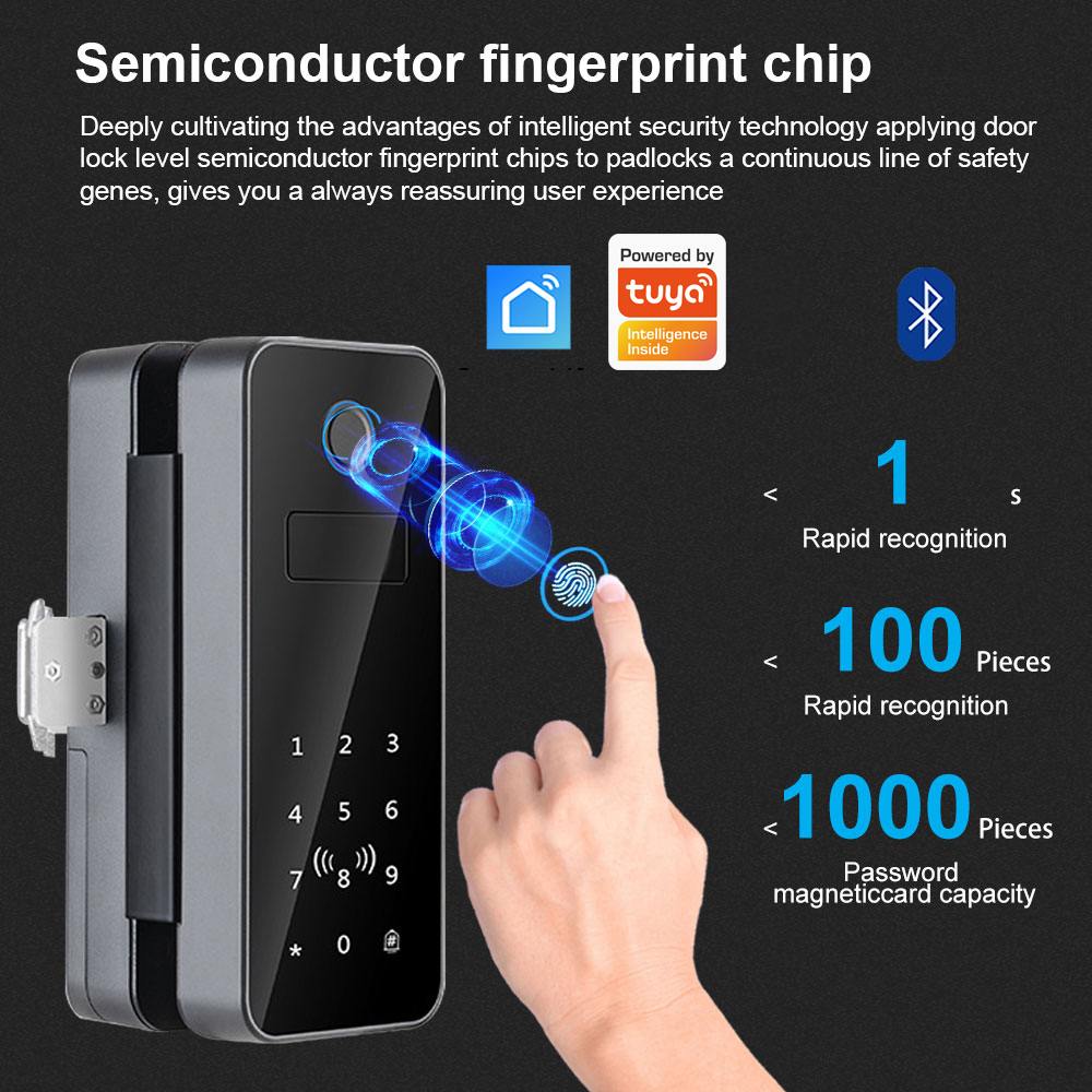 Intelligent Lock Glass Door Pa - Smart Home Ezviz ulasan dan harga