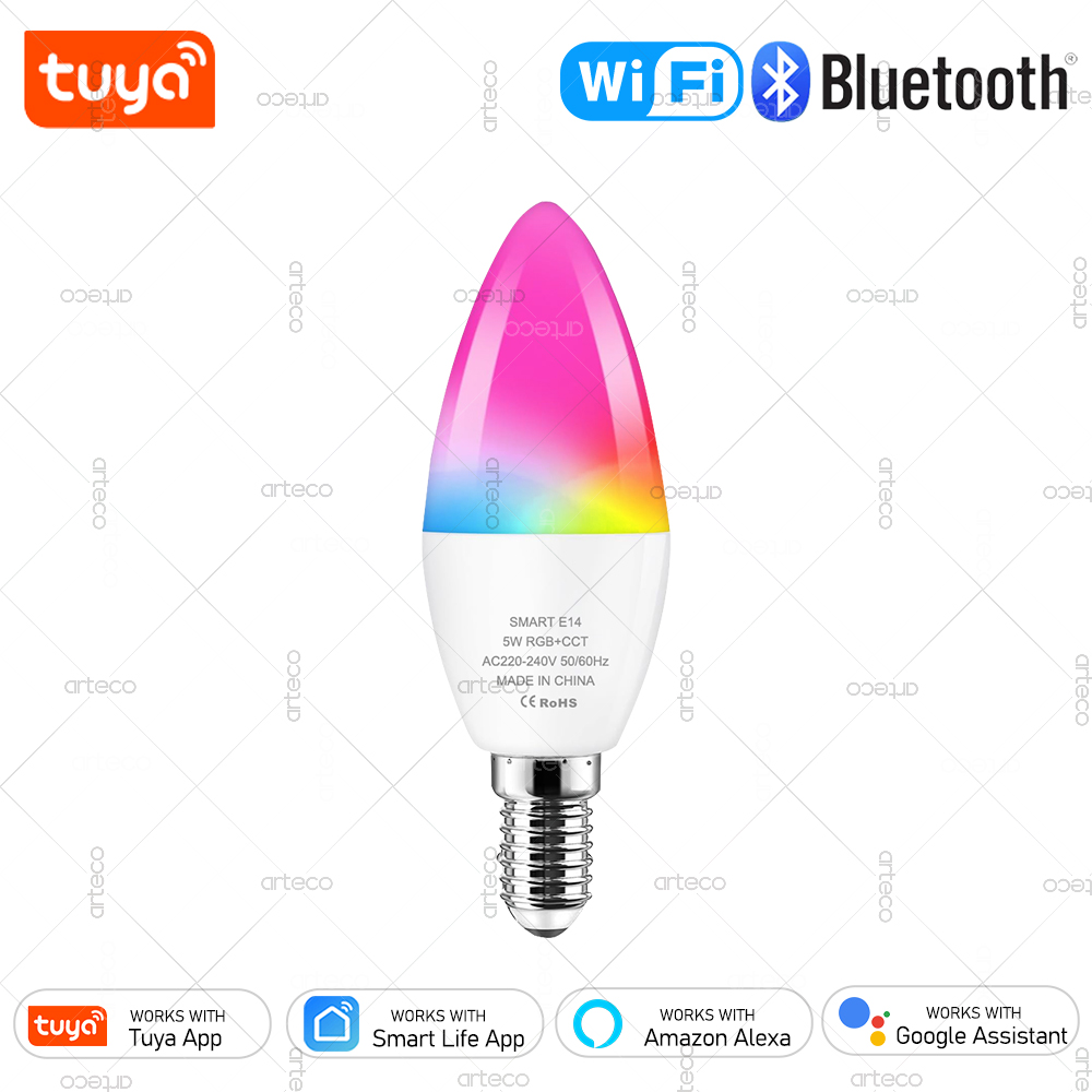 Tuya E14 Candle Lamp Smart Lif - Smart Home Furniture ulasan dan harga