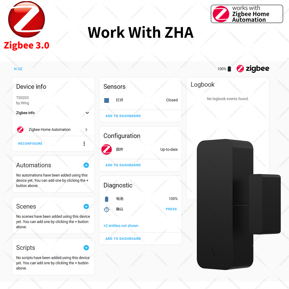 Zigbee 3.0 Door Window Sensor  - Smart Home Yandex ulasan dan harga