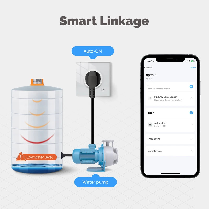MOES Tuya WiFi/ZigBee Smart Wa - Wifi Water Sensor ulasan dan harga