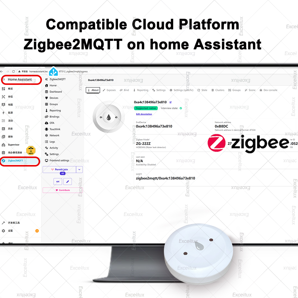 Zigbee Water Detector Leakage  - Smart Home Tools ulasan dan harga