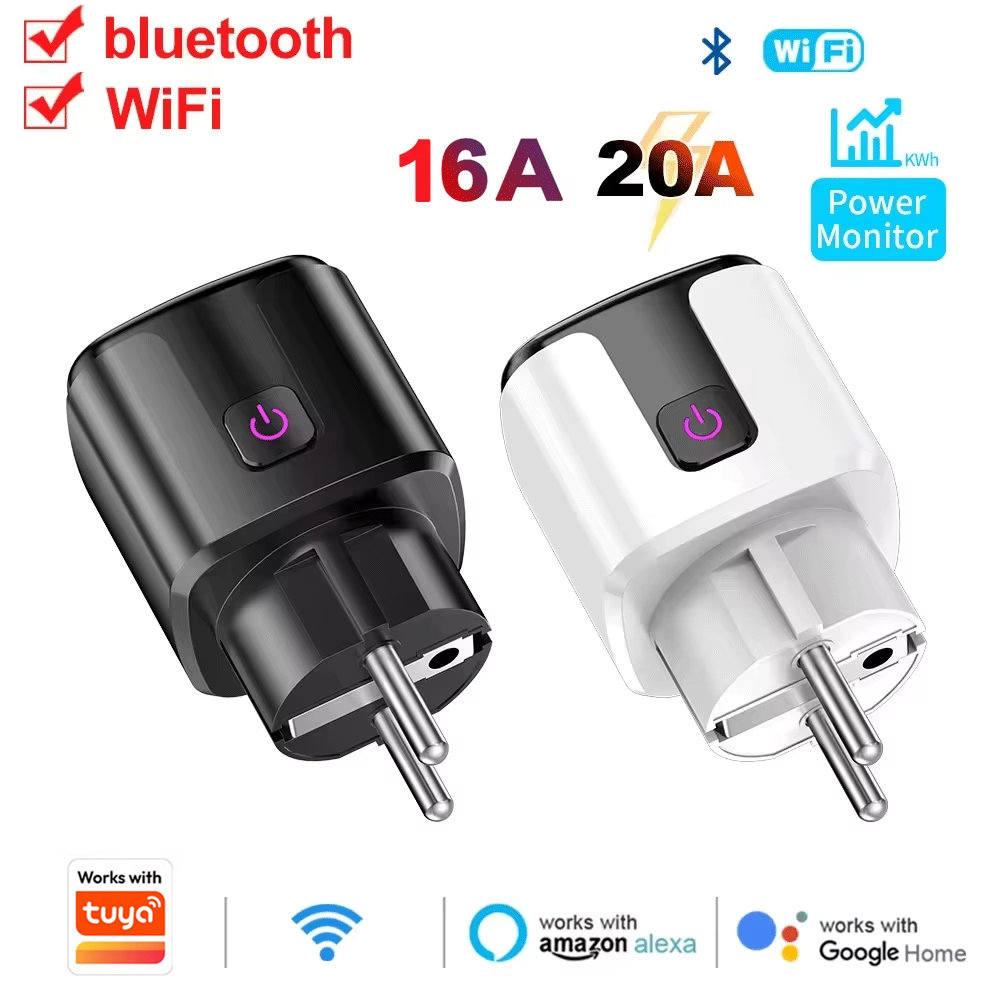 Smart Plug Smart Socket EU 20A - Smart Home Yandex ulasan dan harga