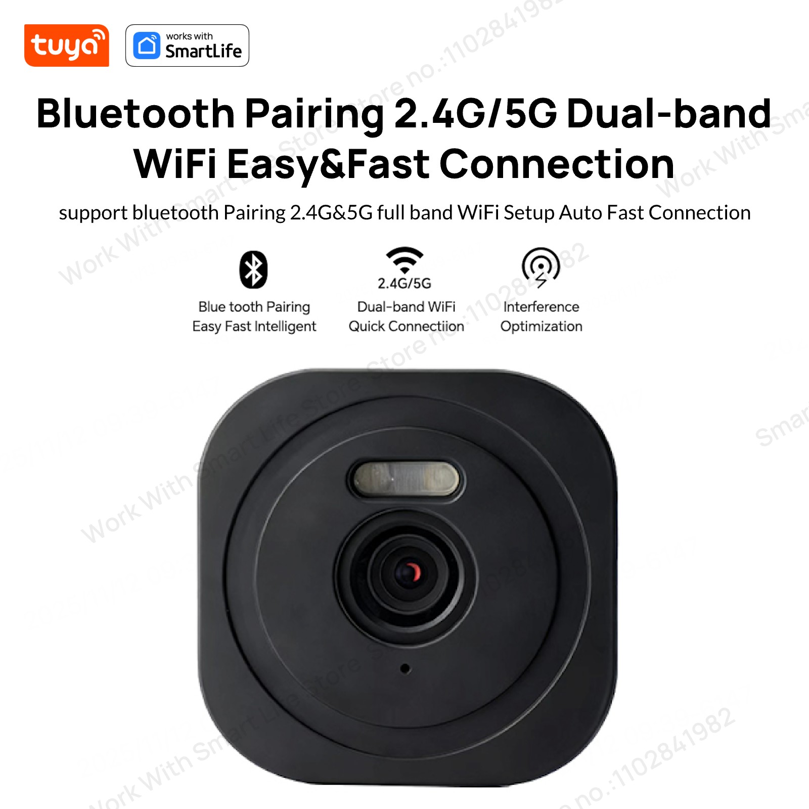 3MP 2K Tuya Window Camera,2.4G - Smart Home Battery Camera Ezviz ulasan dan harga