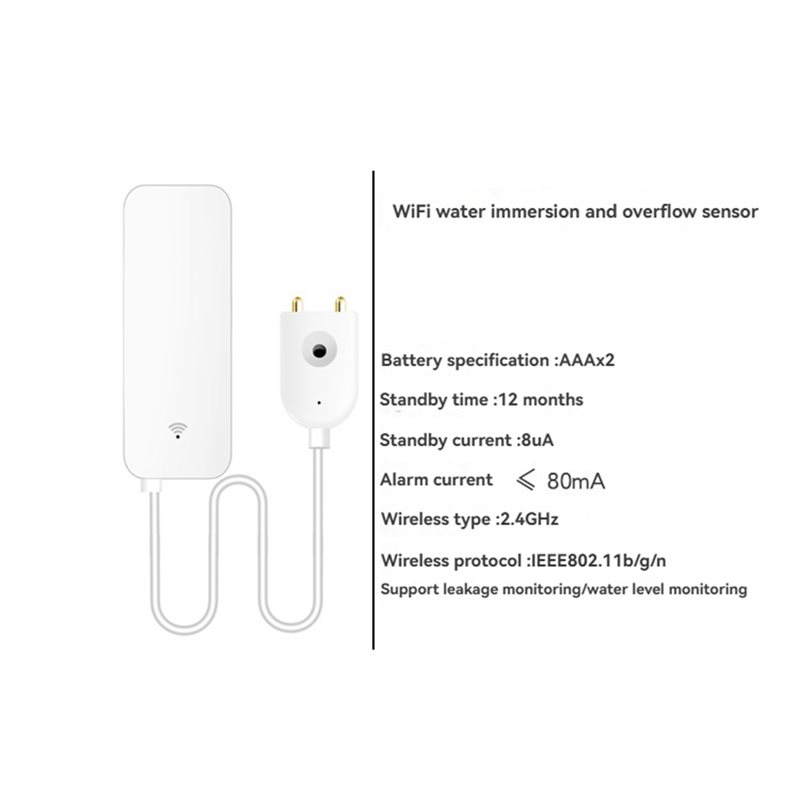DTEN-Tuya WIFI Smart Water Lea - Wifi Water Sensor ulasan dan harga