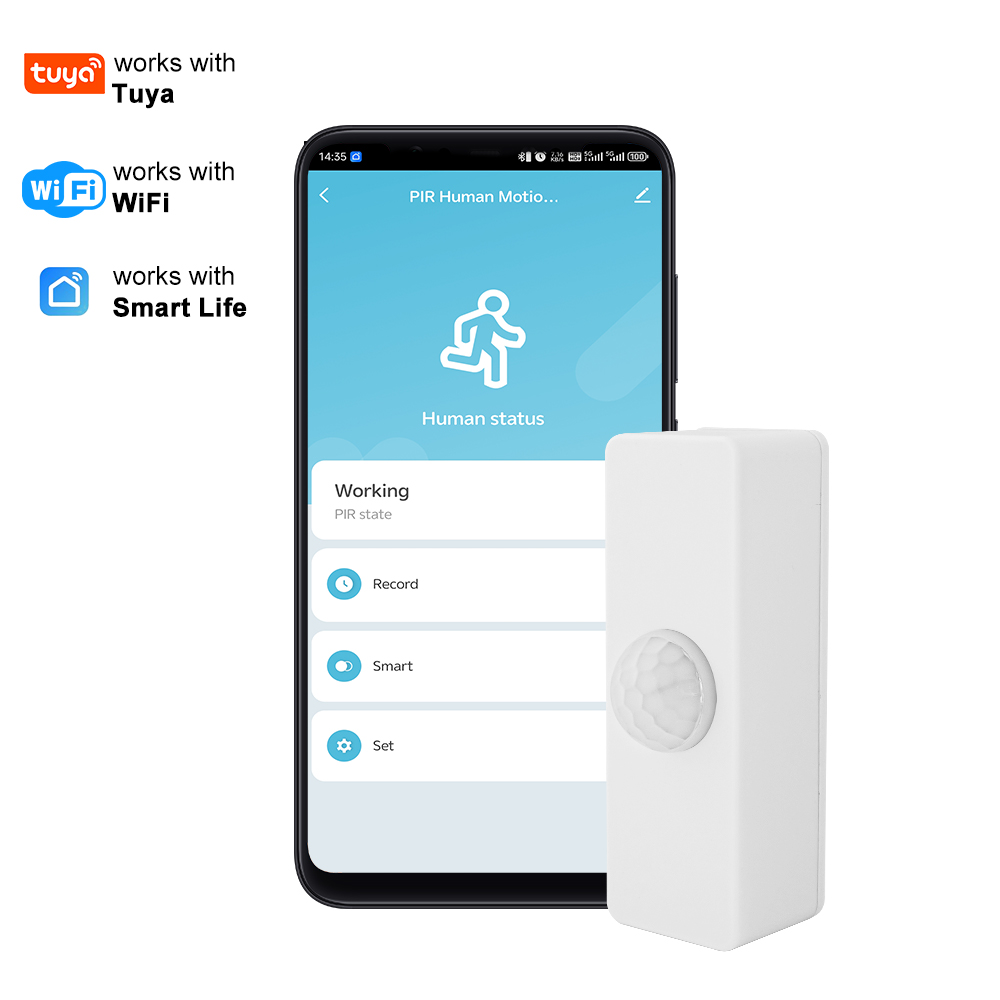 Tuya Smart PIR Motion Sensor S - Smart Home Monitor ulasan dan harga