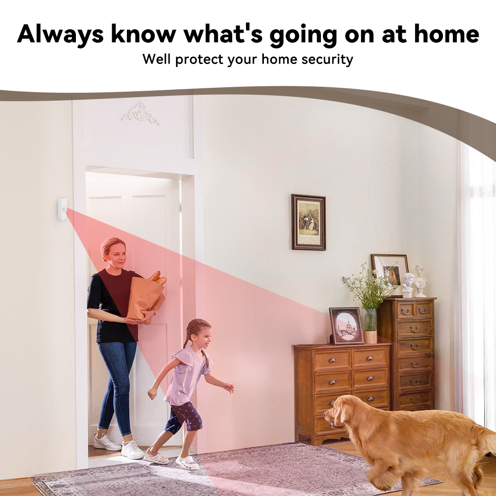 Tuya Smart PIR Motion Sensor S - Smart Home Monitor ulasan dan harga