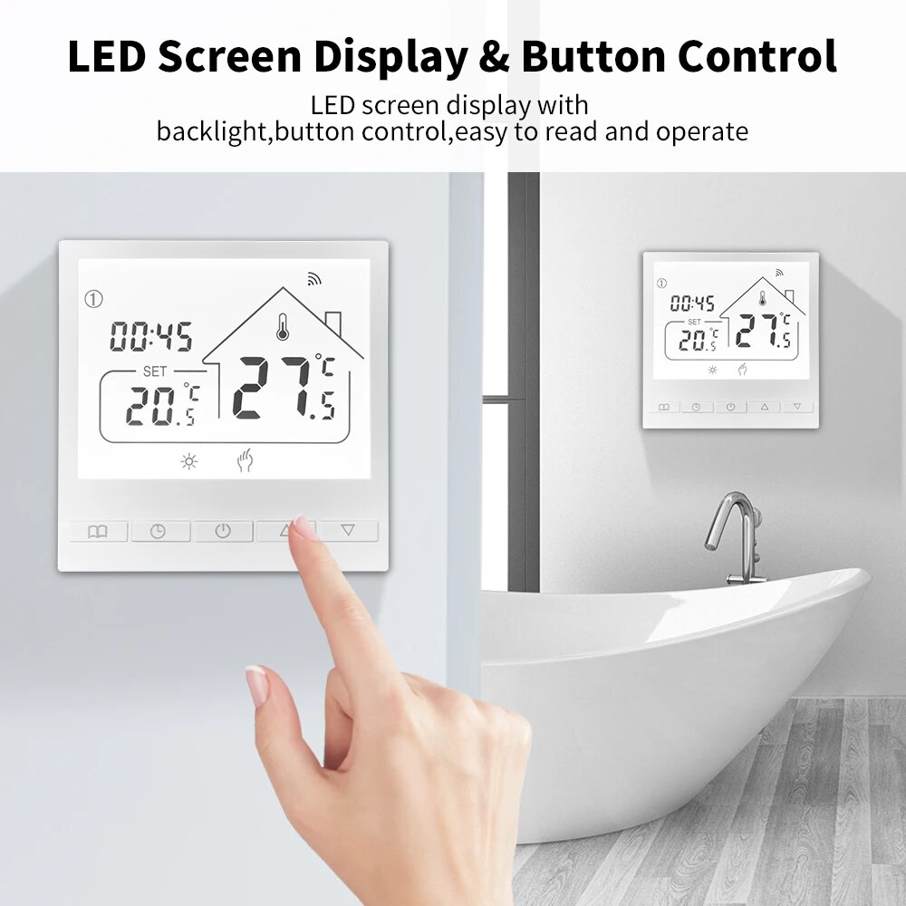Tuya Smart WiFi Thermostat Wat - Smart Home Yandex ulasan dan harga