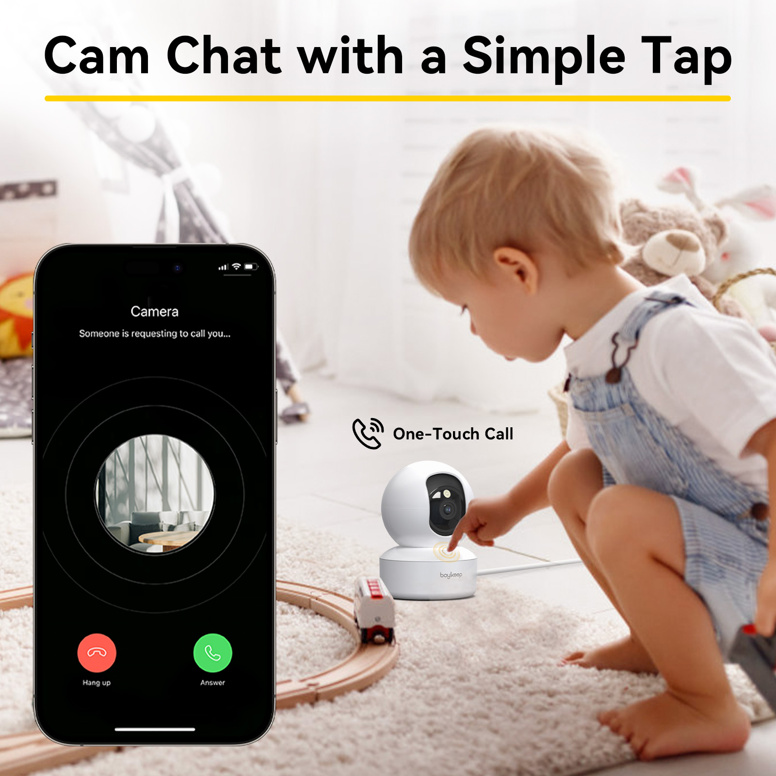 Boykeep 2K Pet Dog Camera with - Smart Home Ezviz ulasan dan harga