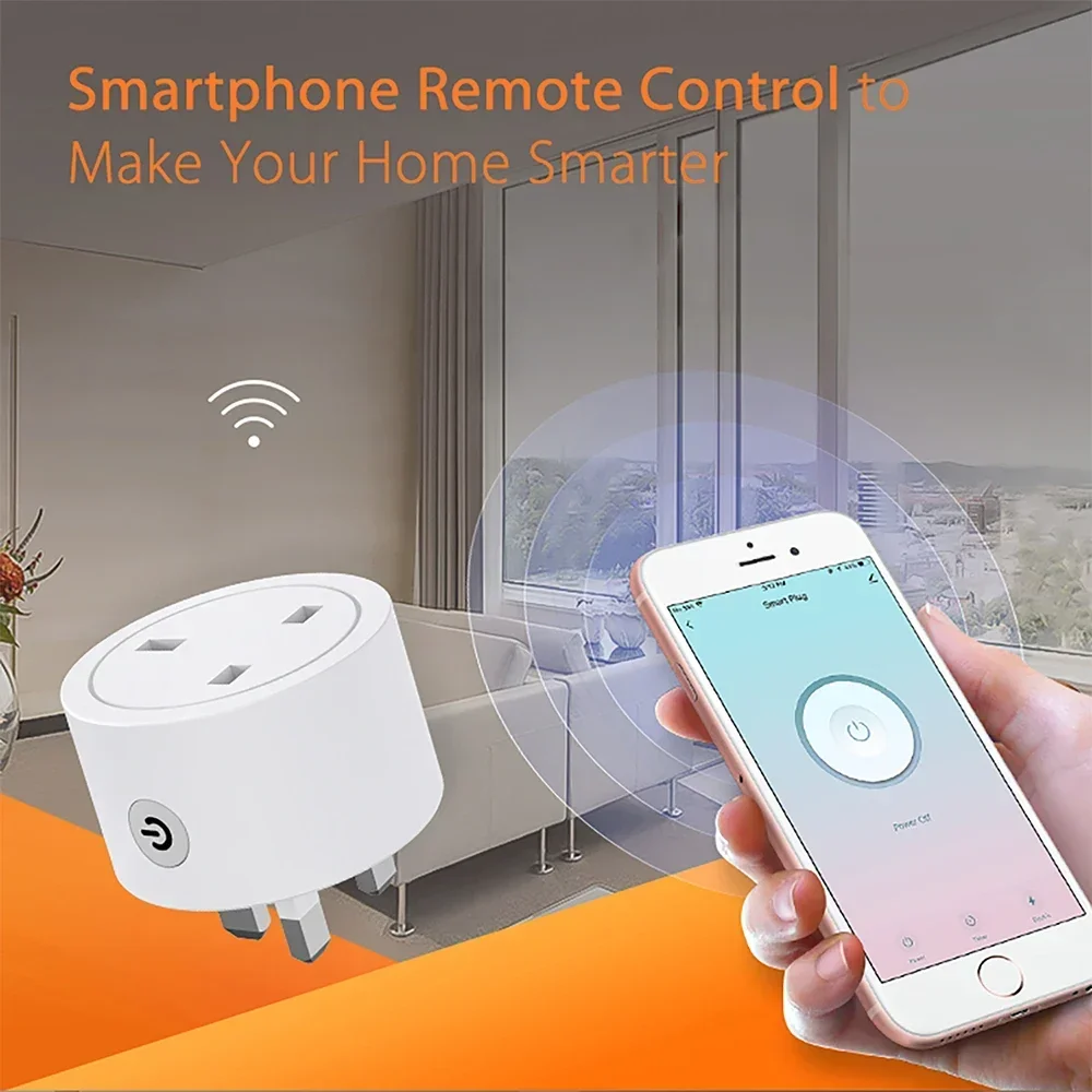 Zigbee Smart Plug 16A UK Socke - Smart Home Monitor ulasan dan harga