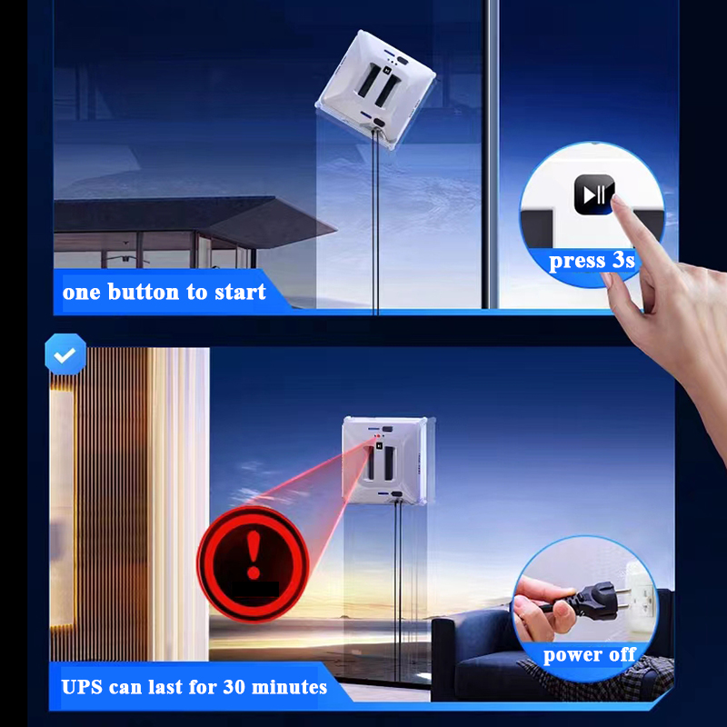 Robot Window Cleaner With Spra - Smart Home Tools ulasan dan harga