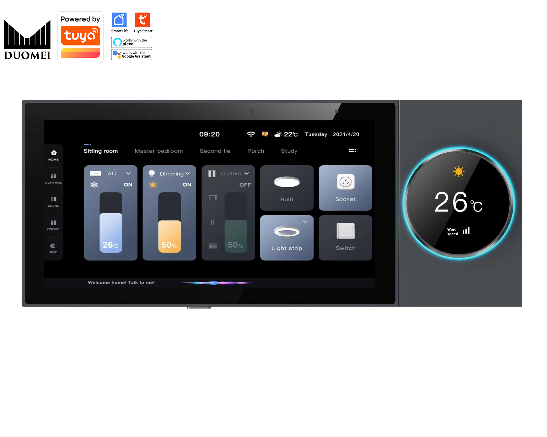 DUOMEI Smart Home System Tuya  - Smart Home Gateway ulasan dan harga