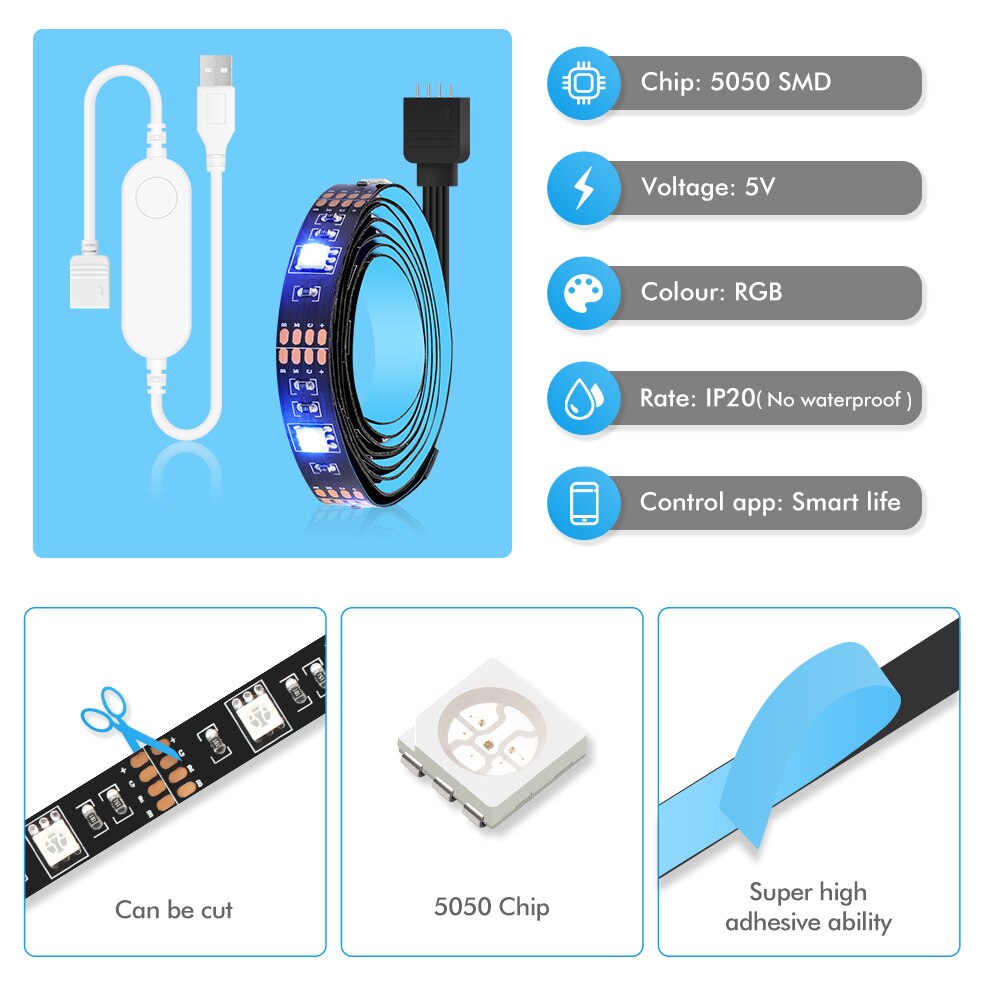 Tuya Zigbee Smart Led Lights F - Smart Home Registration ulasan dan harga