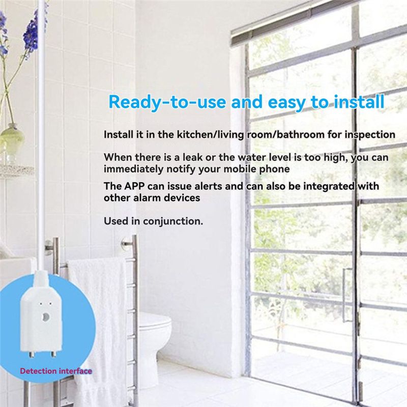 [NEW A09R!】 Tuya Wifi Smart Wa - Wifi Water Sensor ulasan dan harga