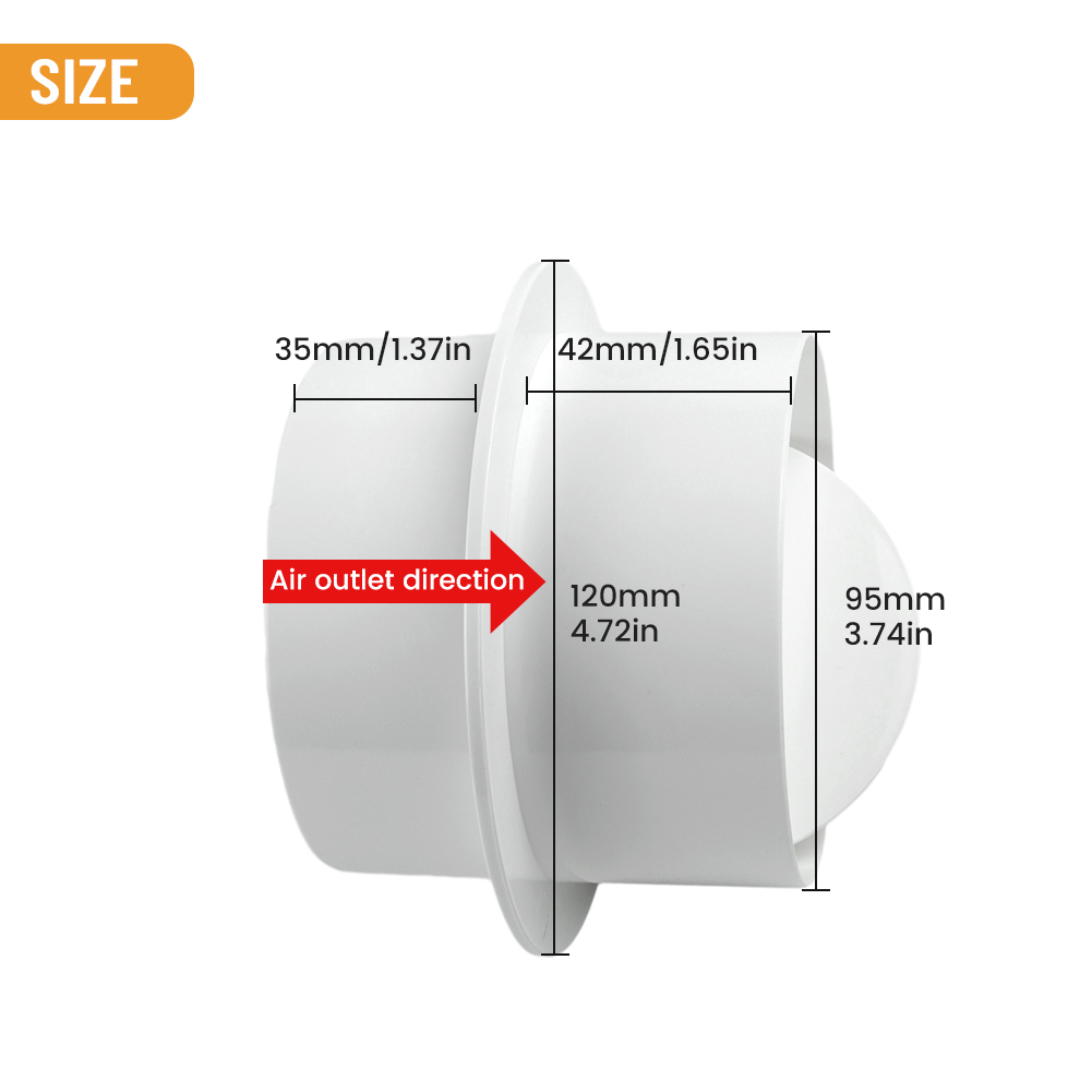 PVC Check Valve for Bathroom a - Smart Bathroom Fan ulasan dan harga