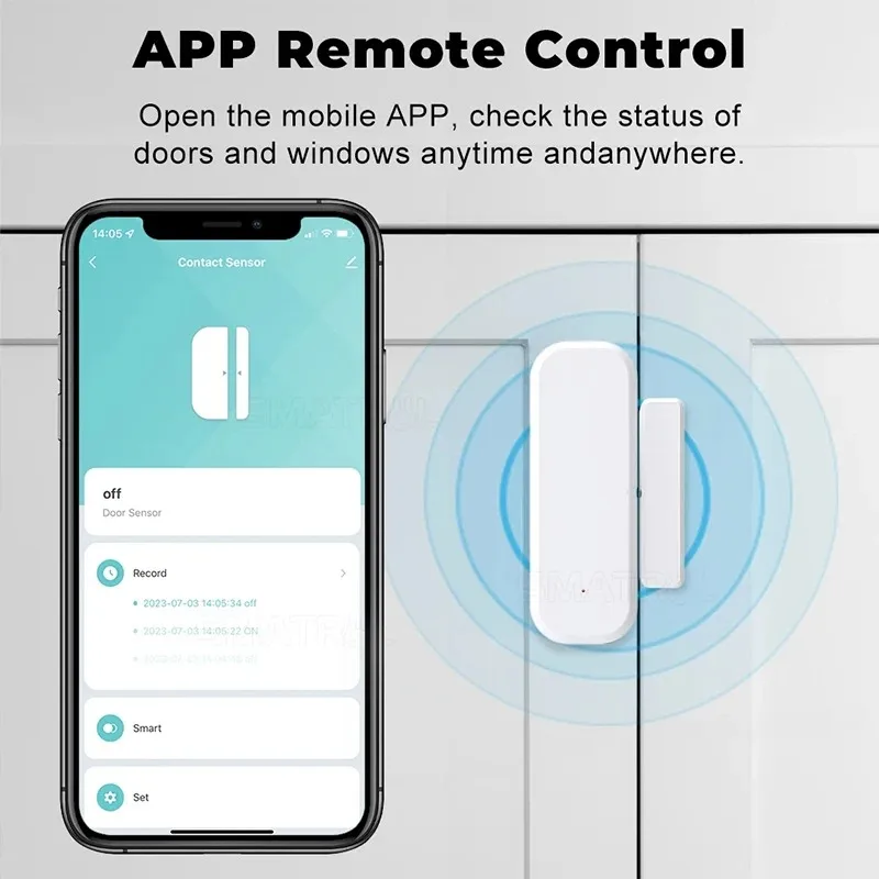 Tuya WiFi Smart Door Window Se - Smart Home Voice Assistant ulasan dan harga