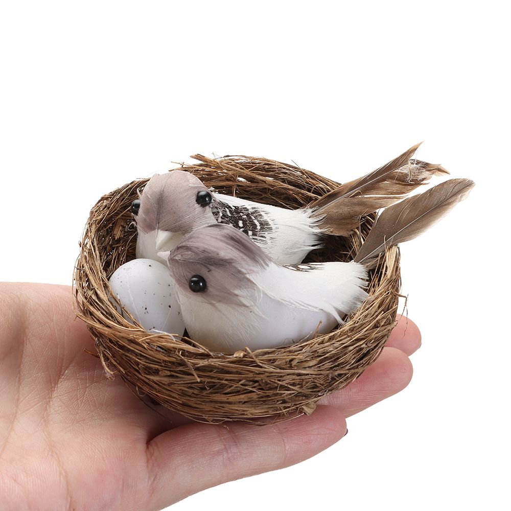 1Set Simulation Bird Realistic - Smart Home Nest ulasan dan harga