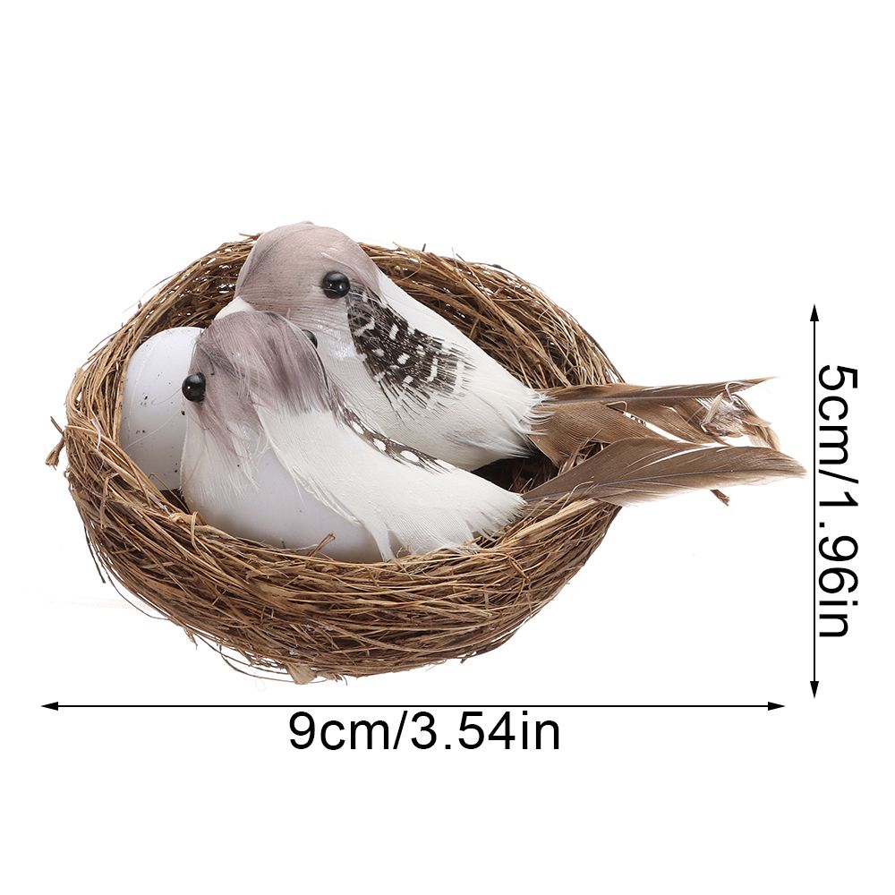 1Set Simulation Bird Realistic - Smart Home Nest ulasan dan harga