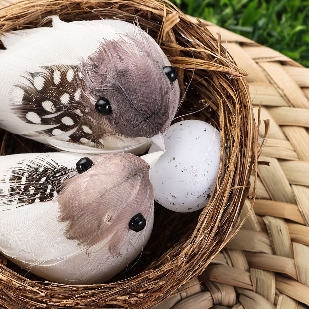 1Set Simulation Bird Realistic - Smart Home Nest ulasan dan harga