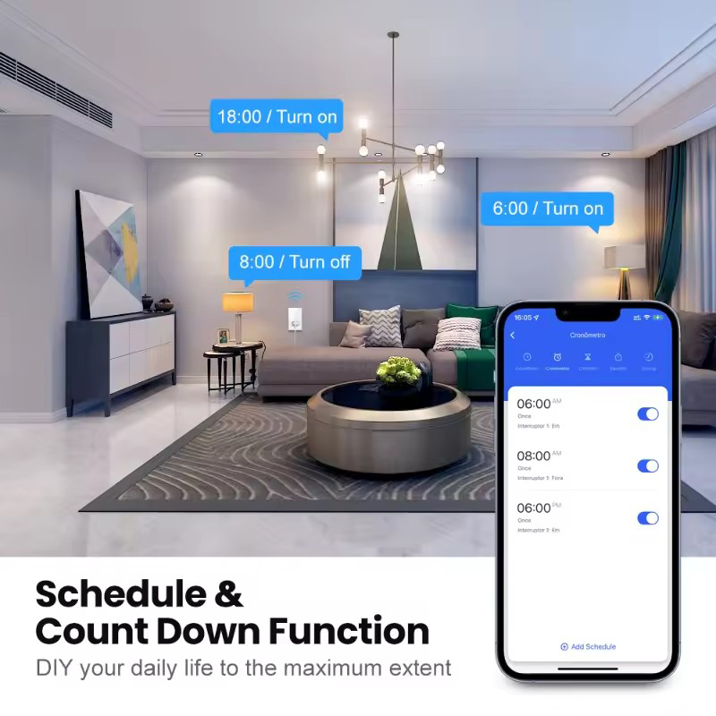 UNKAS Wifi Smart Brazil Light  - Smart Home Control Panel ulasan dan harga