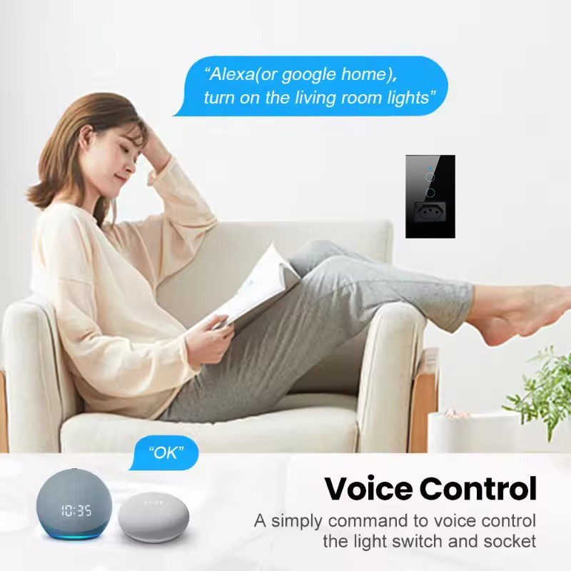 UNKAS Wifi Smart Brazil Light  - Smart Home Control Panel ulasan dan harga