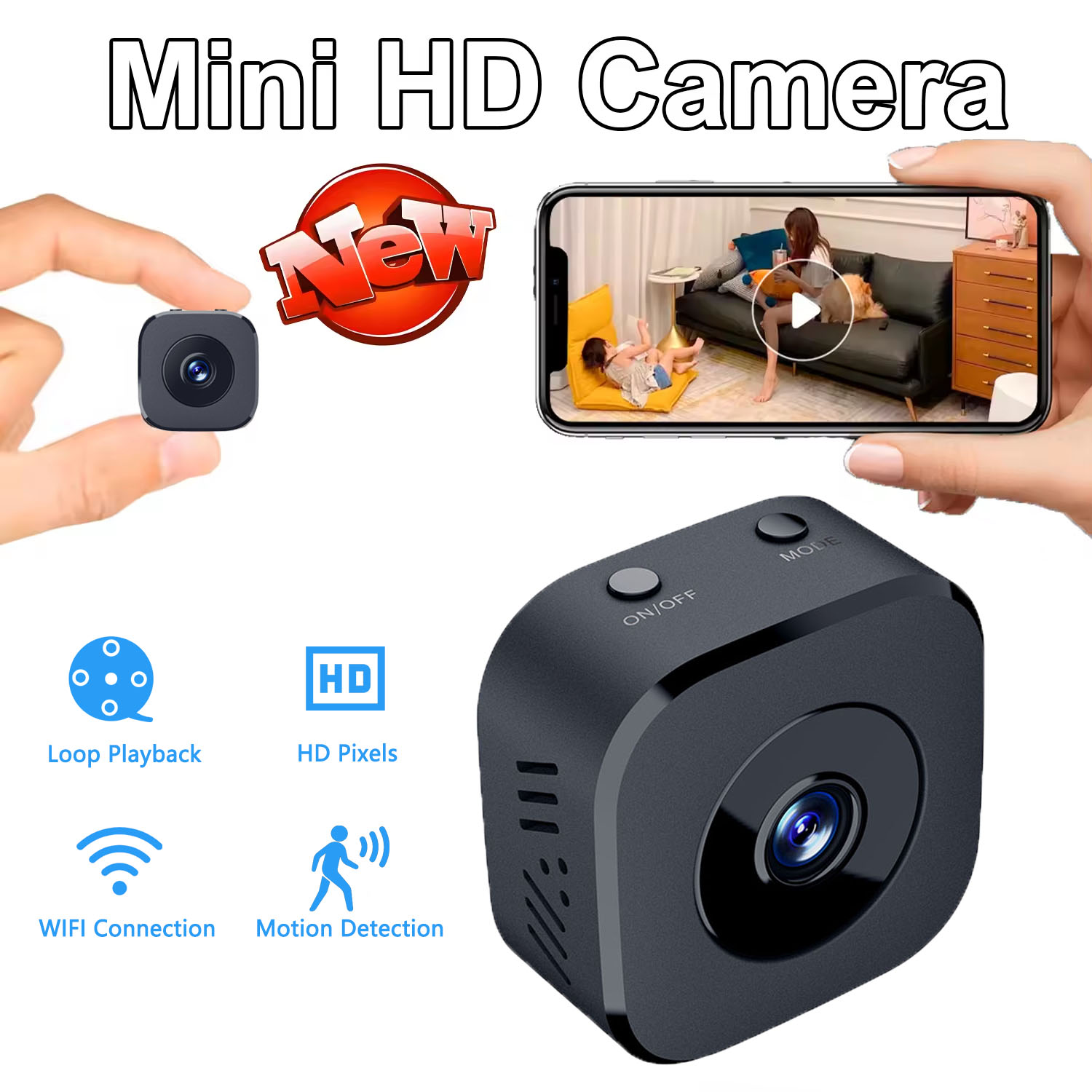 Security Camera 4K Mini Full C - Smart Home Miniature ulasan dan harga